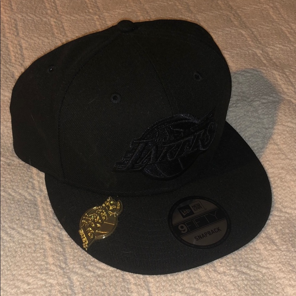 Black Lakers Hat